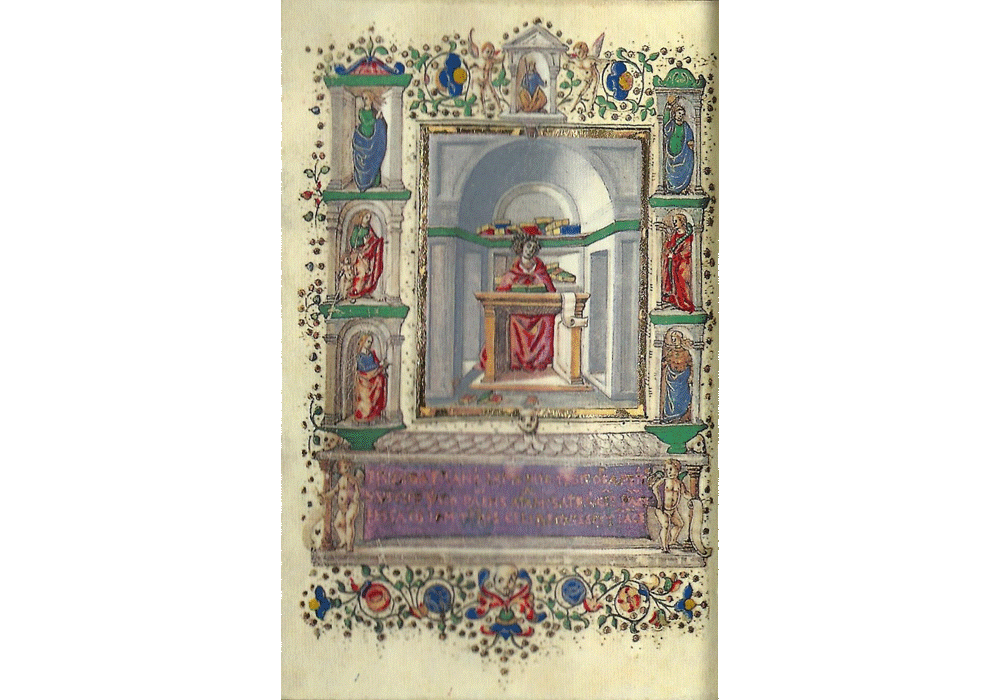 Trionfi-Petrarch-Zelada Codex-Manuscript-Illuminated codex-facsimile book-Vicent García Editores-2 Beginning.
